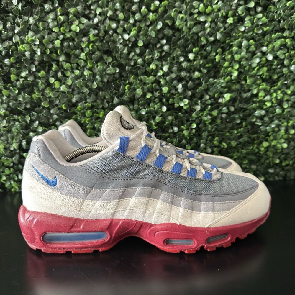 Nike Air Max 95 iD By You 818592-996 Men’s Size 12 Gray Red Blue 2018 Rare